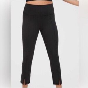 Offline By Aerie‎ The Hugger Legging Hi-Rise Split Hem Black Size Medium